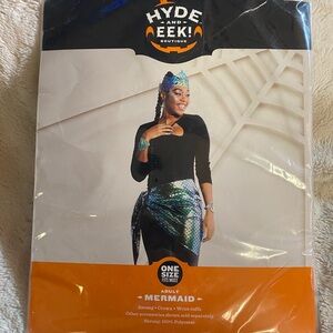 Hyde and Eek! Boutique Adult Women's 3-Piece Mermaid Halloween Costume OSFM NWT